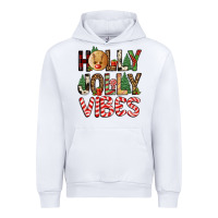 White holly jolly vibes Urban Hoodie - FaDigitalArtStudio