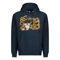 Navy senior 2023 Premium Hoodie - RacoonDesign