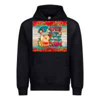 Black drink in my hand toes in the sand tumbler Urban Hoodie - HRA Design Shop