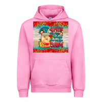 Fuchsia Pink drink in my hand toes in the sand tumbler Urban Hoodie - HRA Design Shop