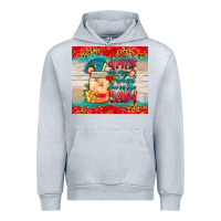 Heather Grey drink in my hand toes in the sand tumbler Urban Hoodie - HRA Design Shop