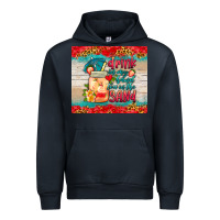 Navy drink in my hand toes in the sand tumbler Urban Hoodie - HRA Design Shop