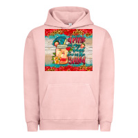 Pigment Salmon drink in my hand toes in the sand tumbler Urban Hoodie - HRA Design Shop