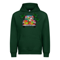 Forest Green summer truck Urban Hoodie - CowhideDigitalArt