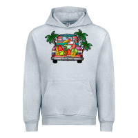Heather Grey summer truck Urban Hoodie - CowhideDigitalArt