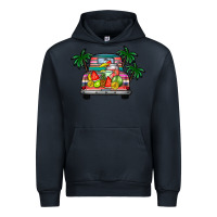 Navy summer truck Urban Hoodie - CowhideDigitalArt