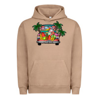 Pigment Burro summer truck Urban Hoodie - CowhideDigitalArt