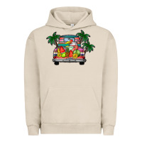 Pigment French Oak summer truck Urban Hoodie - CowhideDigitalArt