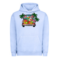 Pigment Grape Ice summer truck Urban Hoodie - CowhideDigitalArt
