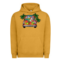 Pigment Peanut Butter summer truck Urban Hoodie - CowhideDigitalArt