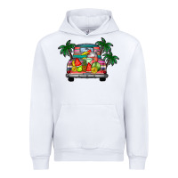 White summer truck Urban Hoodie - CowhideDigitalArt