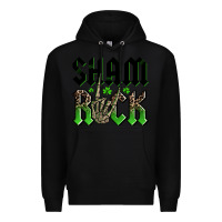 Black St. Patrick's shamrock Premium Hoodie - OliviaCreatesArt