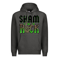 Charcoal Heather St. Patrick's shamrock Premium Hoodie - OliviaCreatesArt
