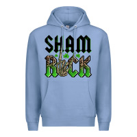Colony Blue St. Patrick's shamrock Premium Hoodie - OliviaCreatesArt