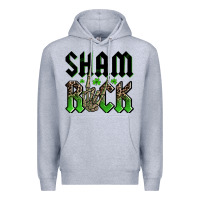 Heather Grey St. Patrick's shamrock Premium Hoodie - OliviaCreatesArt