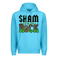 Ocean Blue St. Patrick's shamrock Premium Hoodie - OliviaCreatesArt