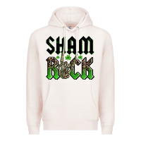 Pale Pink St. Patrick's shamrock Premium Hoodie - OliviaCreatesArt