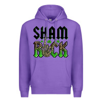 Purple St. Patrick's shamrock Premium Hoodie - OliviaCreatesArt