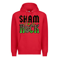 Red St. Patrick's shamrock Premium Hoodie - OliviaCreatesArt