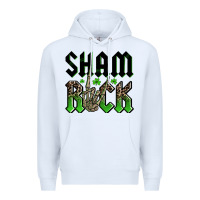 White St. Patrick's shamrock Premium Hoodie - OliviaCreatesArt