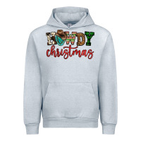 Heather Grey howdy christmas Urban Hoodie - FaDigitalArtStudio
