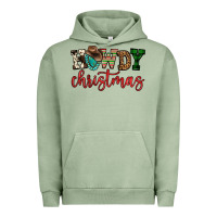 Pigment Oil Green howdy christmas Urban Hoodie - FaDigitalArtStudio