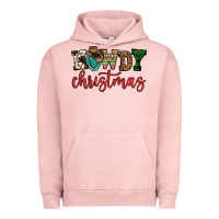 Pigment Salmon howdy christmas Urban Hoodie - FaDigitalArtStudio