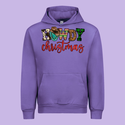 Howdy Christmas Urban Hoodie Designed By Fadigitalartstudio