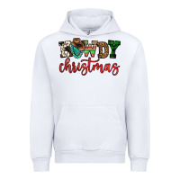 White howdy christmas Urban Hoodie - FaDigitalArtStudio