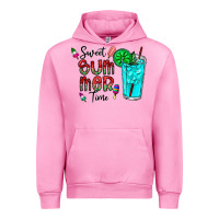 Fuchsia Pink sweet summer time Urban Hoodie - CowhideDigitalArt
