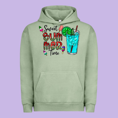 Sweet Summer Time Urban Hoodie Designed By Cowhidedigitalart
