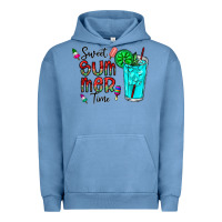 Pigment Pebble Blue sweet summer time Urban Hoodie - CowhideDigitalArt