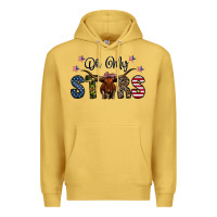 Antique Gold oh my stars Premium Hoodie - CowhideDigitalArt