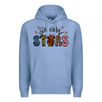 Colony Blue oh my stars Premium Hoodie - CowhideDigitalArt