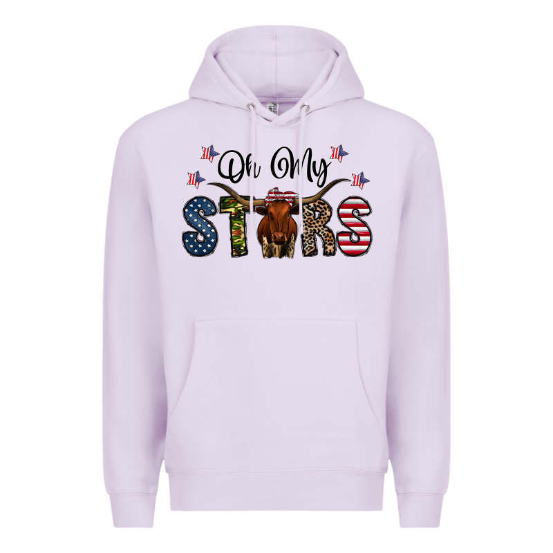 Oh My Stars Premium Hoodie by CowhideDigitalArt | Teevron