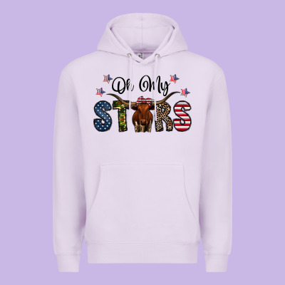 Oh My Stars Premium Hoodie Designed By Cowhidedigitalart