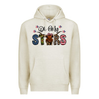 Oatmeal Heather oh my stars Premium Hoodie - CowhideDigitalArt