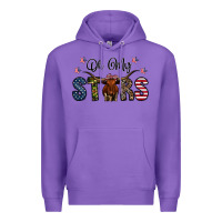 Purple oh my stars Premium Hoodie - CowhideDigitalArt