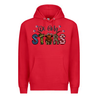 Red oh my stars Premium Hoodie - CowhideDigitalArt