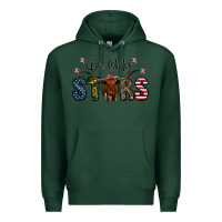 Sports Green oh my stars Premium Hoodie - CowhideDigitalArt