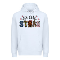 White oh my stars Premium Hoodie - CowhideDigitalArt