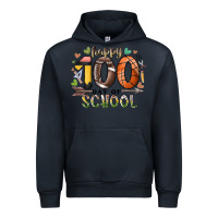 Navy happy 100 americana football basketball day of sch Urban Hoodie - RacoonDesign