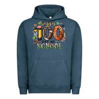 Pigment Midnight Navy happy 100 americana football basketball day of sch Urban Hoodie - RacoonDesign