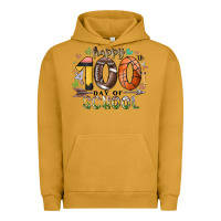 Pigment Peanut Butter happy 100 americana football basketball day of sch Urban Hoodie - RacoonDesign