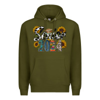Army Green senior 2024 Premium Hoodie - RacoonDesign