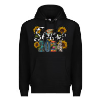 Black senior 2024 Premium Hoodie - RacoonDesign