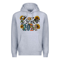 Heather Grey senior 2024 Premium Hoodie - RacoonDesign
