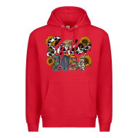 Red senior 2024 Premium Hoodie - RacoonDesign