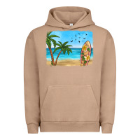 Pigment Burro beach background Urban Hoodie - HRA Design Shop
