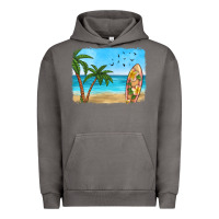 Pigment Tornado beach background Urban Hoodie - HRA Design Shop